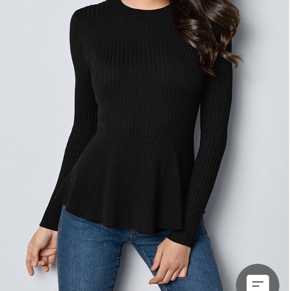 venus black sweater